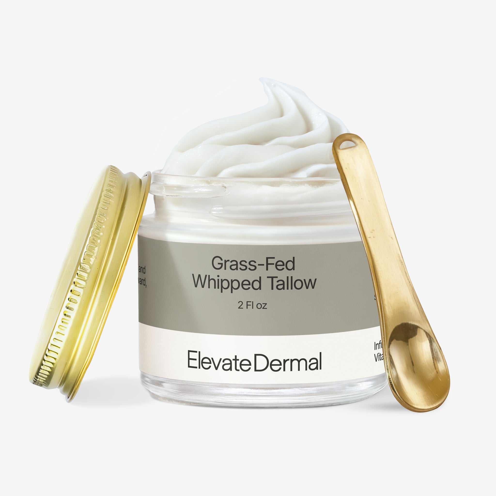 Whipped Grass-Fed Tallow Balm with Vanilla Bean