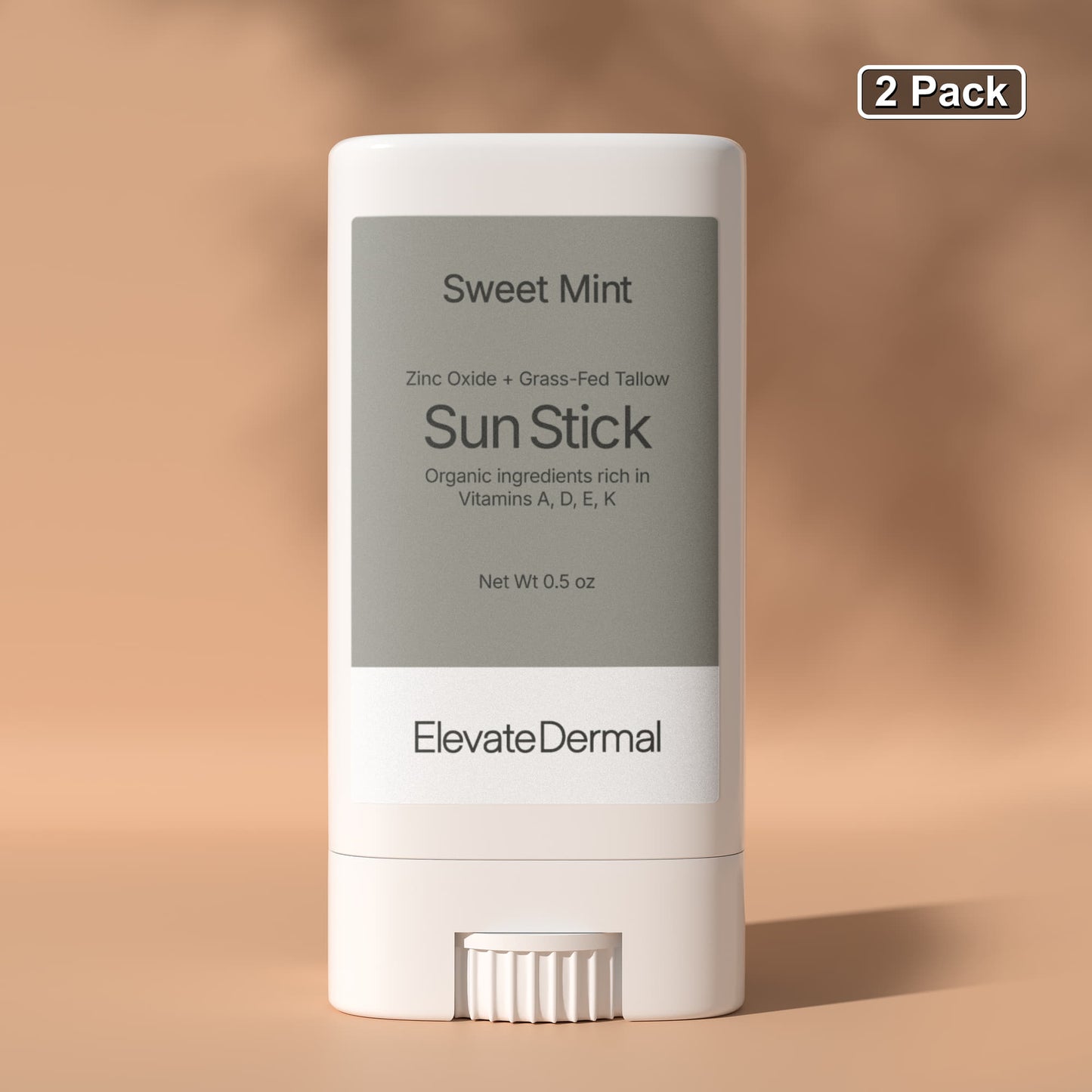 2 Pack Tallow Zinc Sun Stick