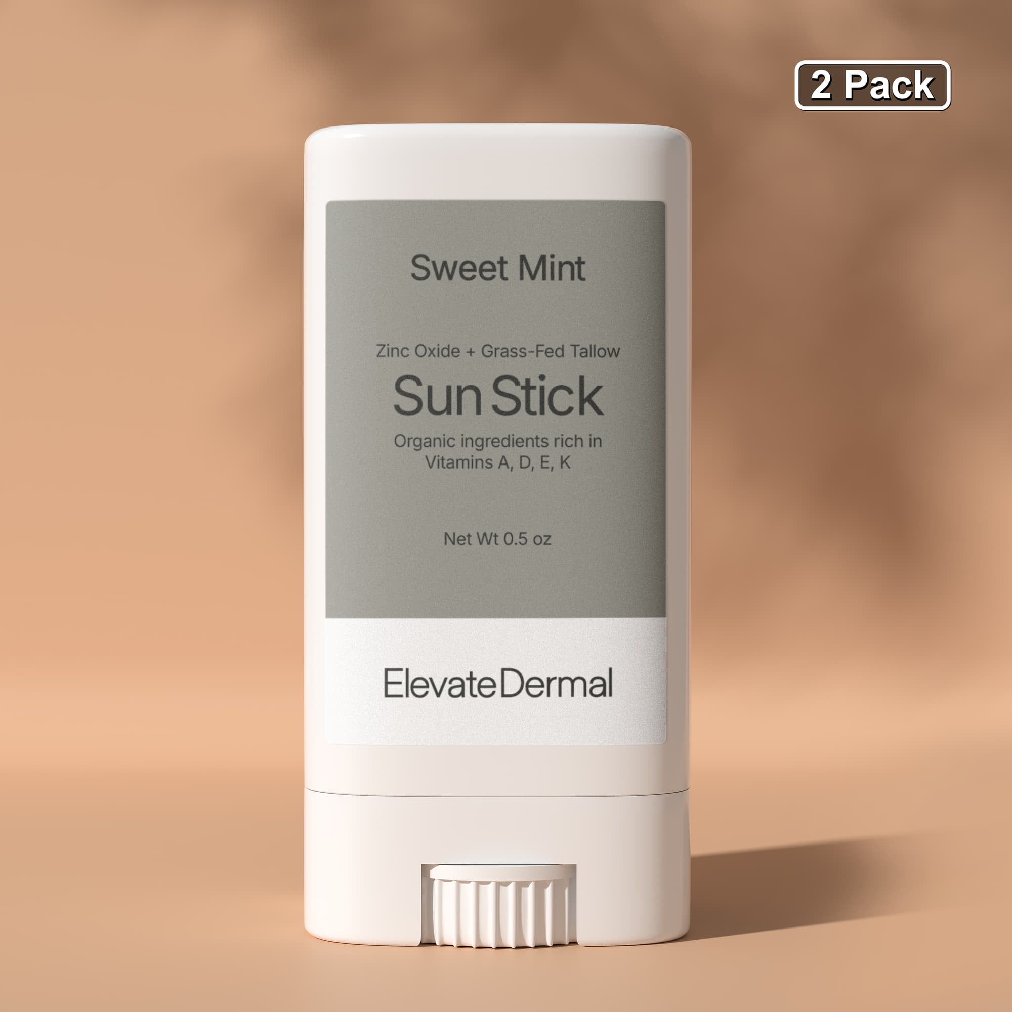 2 Pack Tallow Zinc Sun Stick