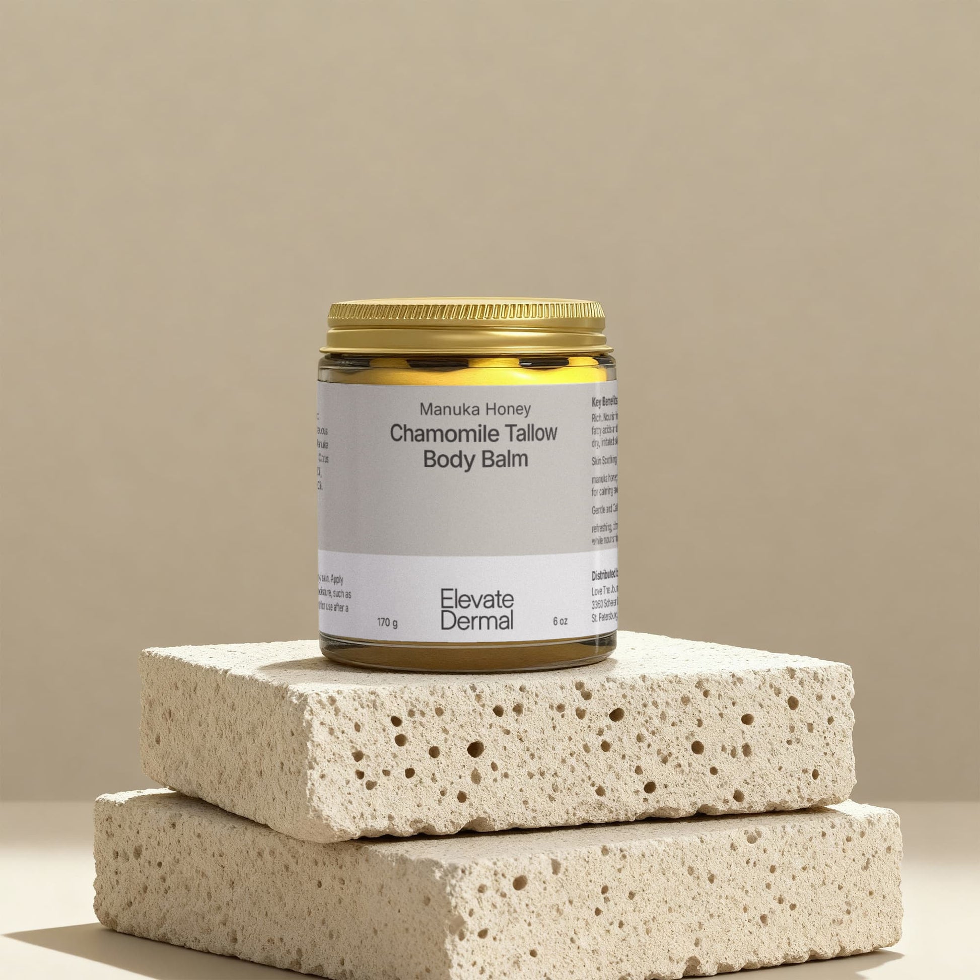 Manuka Honey Chamomile Tallow Body Balm front view